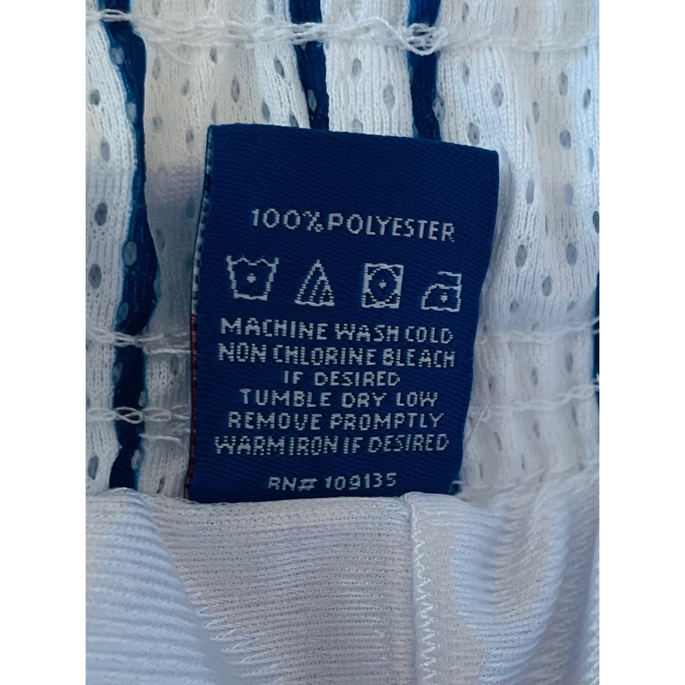 NBA Basketball Shorts Men's M White
Blue Pinstripes All Star Mesh Athletic - Picture 11 of 12